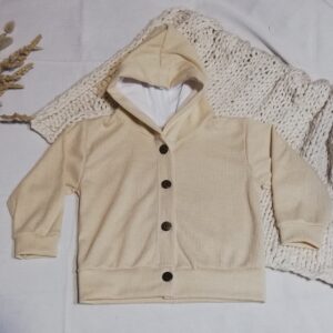 Campera waffle liviano beige