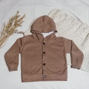 Campera waffle liviano marron