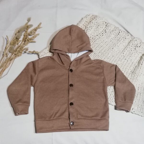 Campera waffle liviano marron